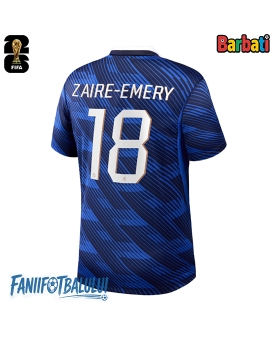 Franța Warren Zaire-Emery #18 Tricou Fotbal Replică Mondial 2026 Barbati Acasa Franța Warren Zaire-Emery #18 Tricou Fotbal Replică Mondial 2026 Barbati Acasa